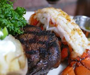 Steak and Lobster Tail