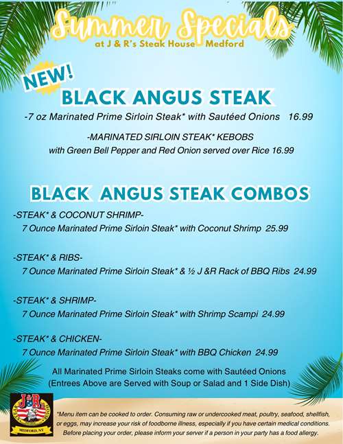 Summer Steak Specials