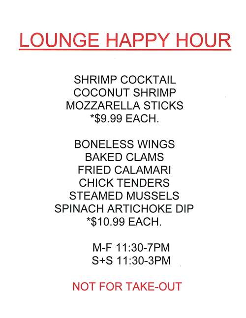 Lounge Happy Hour