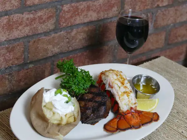 Surf and turf. 