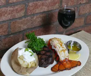Surf and turf. 